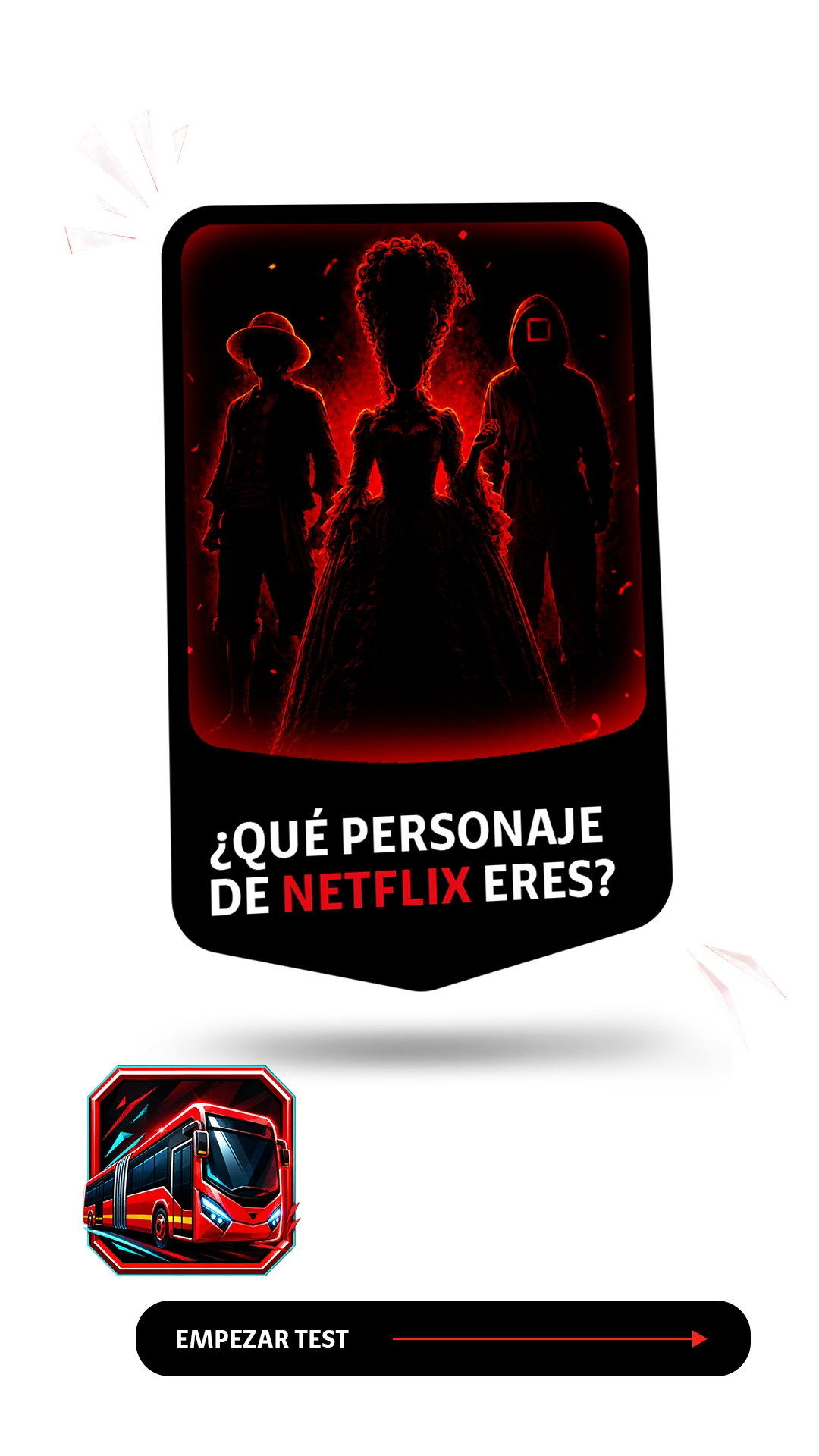 ¿Qué personaje de Netflix eres? — toca EMPEZAR TEST